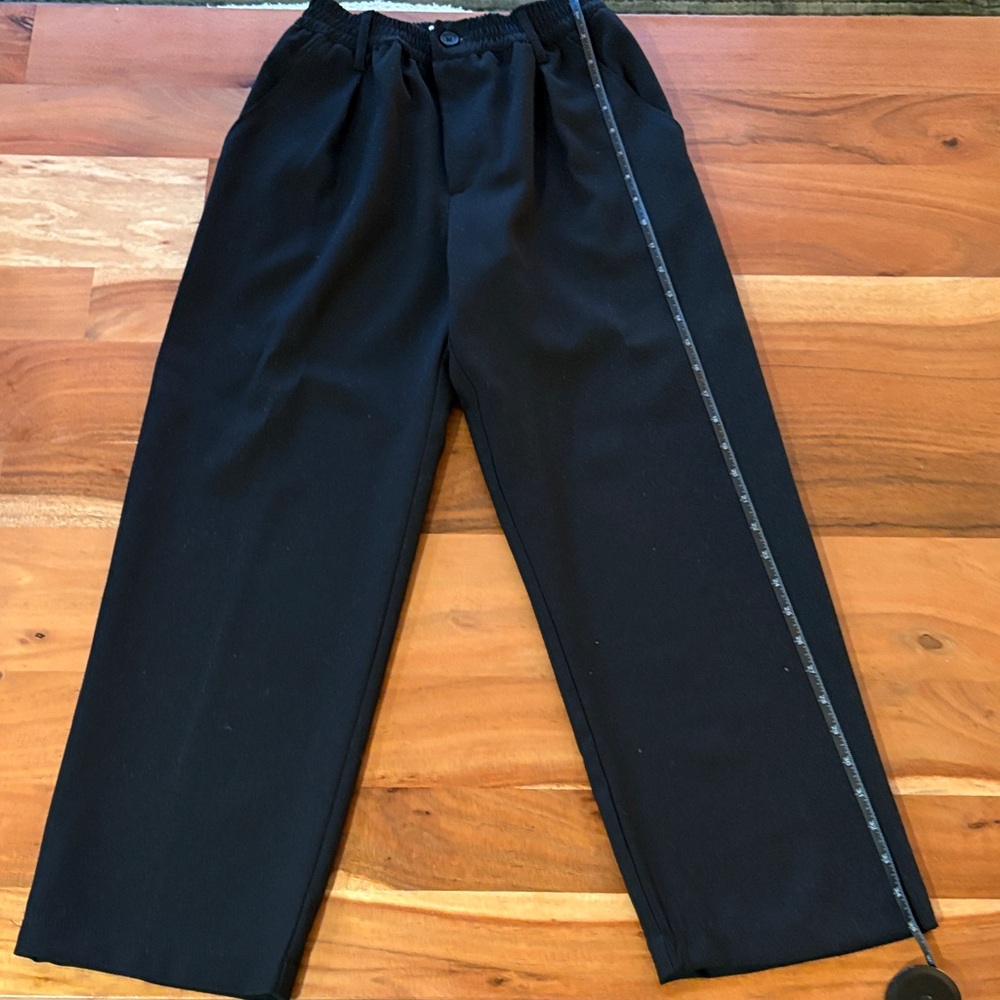 Zara Girls Black Trouser Pants 11-12